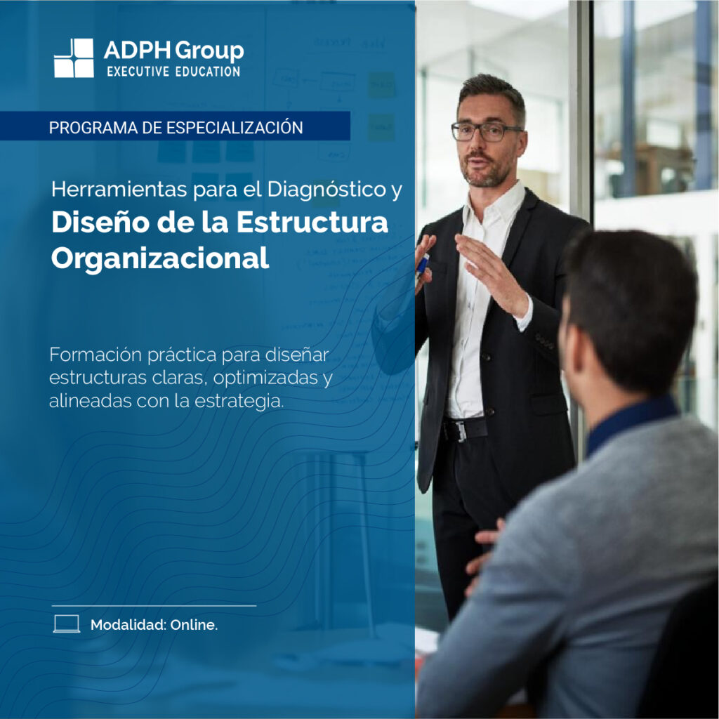 Curso Especializado en Herramientas para el Diagnóstico y Diseño de la Estructura Organizacional | Septiembre 2025